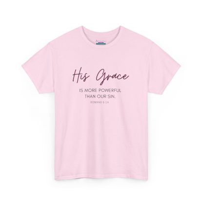 Unisex Heavy Cotton "Grace" Faith Tee – Christian Apparel for Daily Comfort - Perfect Gift - Romans - Image 51
