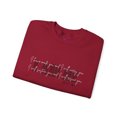 Isaiah 46:4 I AM HE Unisex Heavy Blend™ Crewneck Sweatshirt | Christian Bible Verse Apparel | Faith-Based Comfort - Image 47