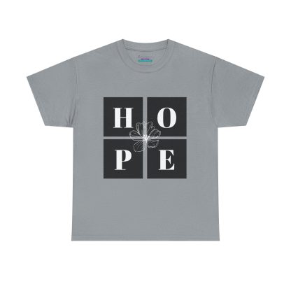 Unisex Heavy Cotton "Hope" Tee - Inspirational Faith-Based Shirt for Everyday Wear - Image 29