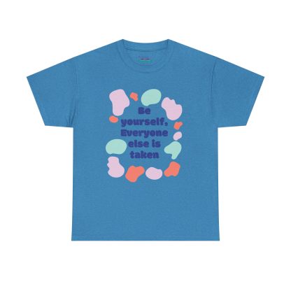 Unisex Heavy Cotton "Be Yourself" T-Shirt – Inspirational Graphic Tee | Casual Cotton Shirt, Motivational Gift - Image 37