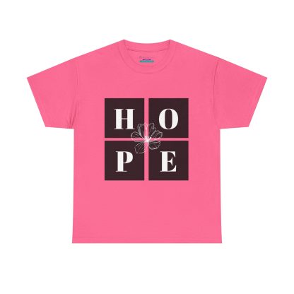 Unisex Heavy Cotton "Hope" Tee - Inspirational Faith-Based Shirt for Everyday Wear - Image 49