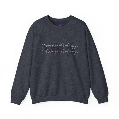 Isaiah 46:4 I AM HE Unisex Heavy Blend™ Crewneck Sweatshirt | Christian Bible Verse Apparel | Faith-Based Comfort - Image 21