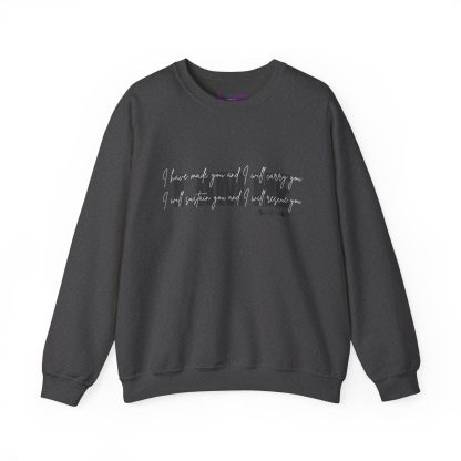 Isaiah 46:4 I AM HE Unisex Heavy Blend™ Crewneck Sweatshirt | Christian Bible Verse Apparel | Faith-Based Comfort - Image 17