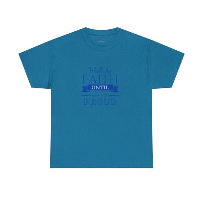 Unisex Heavy Cotton "By Faith" T-Shirt – Radiant Design | Inspirational Christian Apparel, Faith-Based Gift - Image 21