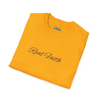 Softstyle 'Real Faith' T-Shirt – Unisex Christian Apparel, Comfortable Faith Shirt, Inspirational Everyday Tee - Image 24