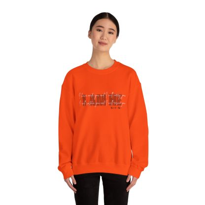 Isaiah 46:4 I AM HE Unisex Heavy Blend™ Crewneck Sweatshirt | Christian Bible Verse Apparel | Faith-Based Comfort - Image 4