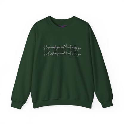Isaiah 46:4 I AM HE Unisex Heavy Blend™ Crewneck Sweatshirt | Christian Bible Verse Apparel | Faith-Based Comfort - Image 9
