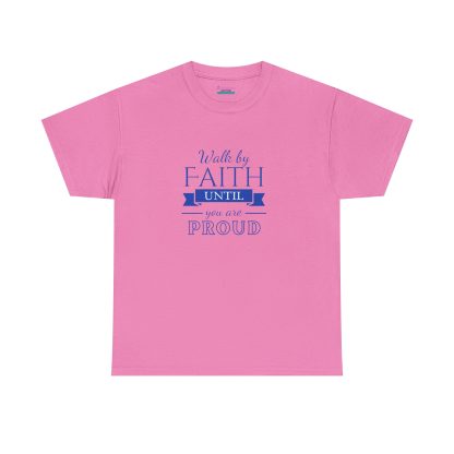 Unisex Heavy Cotton "By Faith" T-Shirt – Radiant Design | Inspirational Christian Apparel, Faith-Based Gift - Image 33