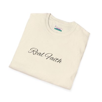 Softstyle 'Real Faith' T-Shirt – Unisex Christian Apparel, Comfortable Faith Shirt, Inspirational Everyday Tee - Image 28