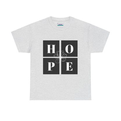 Unisex Heavy Cotton "Hope" Tee - Inspirational Faith-Based Shirt for Everyday Wear - Image 9