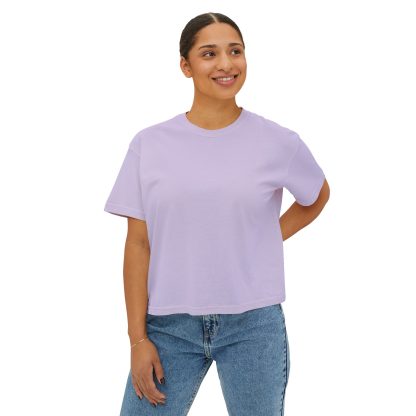 Women’s "Pray, Work, Trust God" Boxy Tee | Faith-Based Oversized T-Shirt | Christian Cropped Relaxed Fit - Image 23
