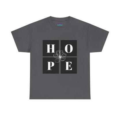 Unisex Heavy Cotton "Hope" Tee - Inspirational Faith-Based Shirt for Everyday Wear - Image 41