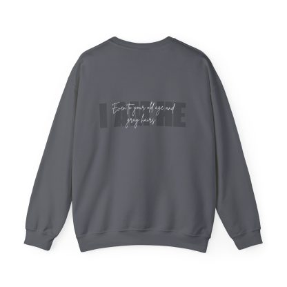 Isaiah 46:4 I AM HE Unisex Heavy Blend™ Crewneck Sweatshirt | Christian Bible Verse Apparel | Faith-Based Comfort - Image 26