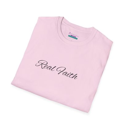 Softstyle 'Real Faith' T-Shirt – Unisex Christian Apparel, Comfortable Faith Shirt, Inspirational Everyday Tee - Image 60
