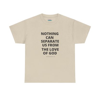 Unisex Heavy Cotton Christian T-Shirt – "Nothing Can Separate Us from the Love of God" - Faith & Bible Verse Tee - Image 9