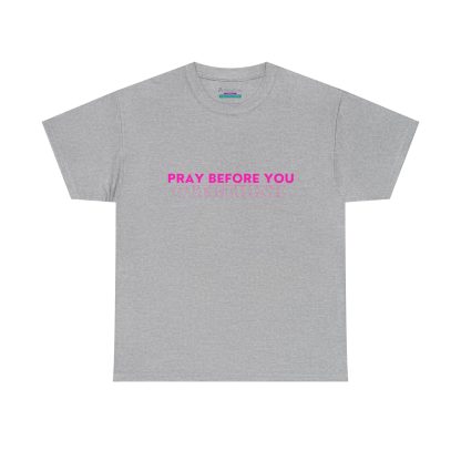 Unisex Heavy Cotton "Pray Before You Overthink" Tee - Inspirational Faith-Based Shirt - Image 17