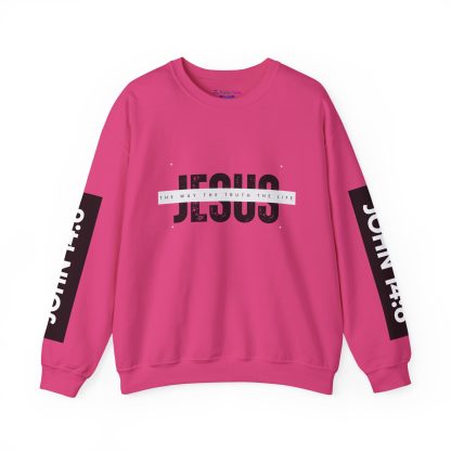 Faith & Comfort Combined – John 4:6 Bible Verse Unisex Crewneck Sweatshirt | Christian Apparel Sharing the Good News - Image 33