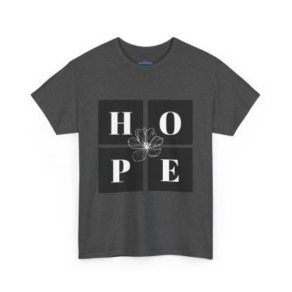 Unisex Heavy Cotton "Hope" Tee - Inspirational Faith-Based Shirt for Everyday Wear - Image 39