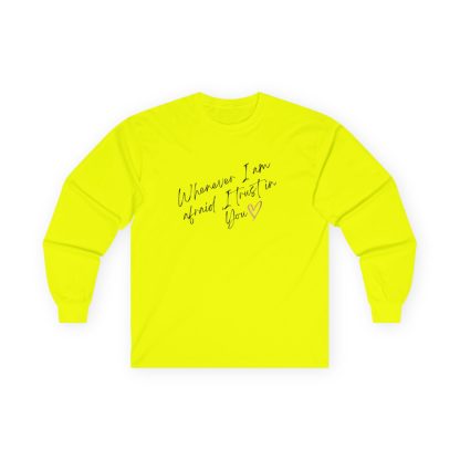 Unisex Ultra Cotton Long Sleeve Tee – "When I Am Afraid" | Inspirational Christian Apparel | 100% Cotton | Classic Fit - Image 19
