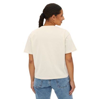 Women’s Oversized Boxy Tee – "Good Things Never Come From Comfort Zone" | 100% Ring-Spun Cotton | Sustainable & Stylish - Image 4