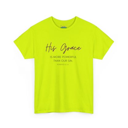 Unisex Heavy Cotton "Grace" Faith Tee – Christian Apparel for Daily Comfort - Perfect Gift - Romans - Image 23