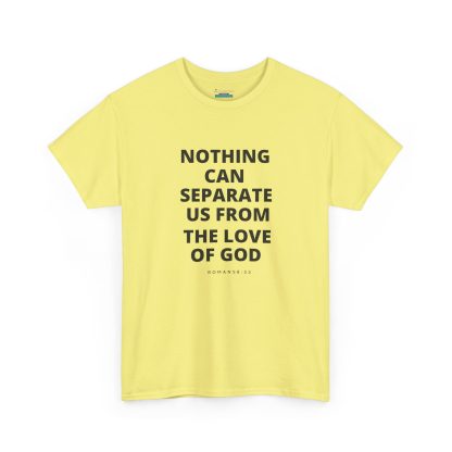 Unisex Heavy Cotton Christian T-Shirt – "Nothing Can Separate Us from the Love of God" - Faith & Bible Verse Tee - Image 35