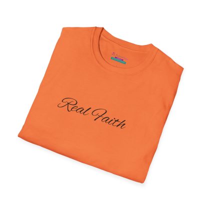 Softstyle 'Real Faith' T-Shirt – Unisex Christian Apparel, Comfortable Faith Shirt, Inspirational Everyday Tee - Image 8