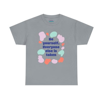 Unisex Heavy Cotton "Be Yourself" T-Shirt – Inspirational Graphic Tee | Casual Cotton Shirt, Motivational Gift - Image 33