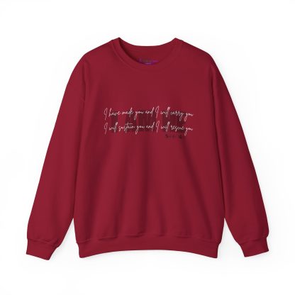 Isaiah 46:4 I AM HE Unisex Heavy Blend™ Crewneck Sweatshirt | Christian Bible Verse Apparel | Faith-Based Comfort - Image 45