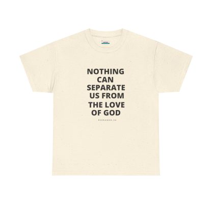Unisex Heavy Cotton Christian T-Shirt – "Nothing Can Separate Us from the Love of God" - Faith & Bible Verse Tee - Image 29