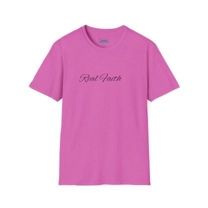 Softstyle 'Real Faith' T-Shirt – Unisex Christian Apparel, Comfortable Faith Shirt, Inspirational Everyday Tee - Image 61