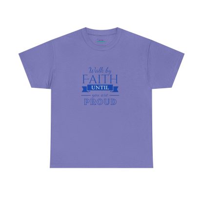 Unisex Heavy Cotton "By Faith" T-Shirt – Radiant Design | Inspirational Christian Apparel, Faith-Based Gift - Image 25