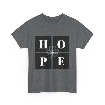Unisex Heavy Cotton "Hope" Tee - Inspirational Faith-Based Shirt for Everyday Wear - Image 35