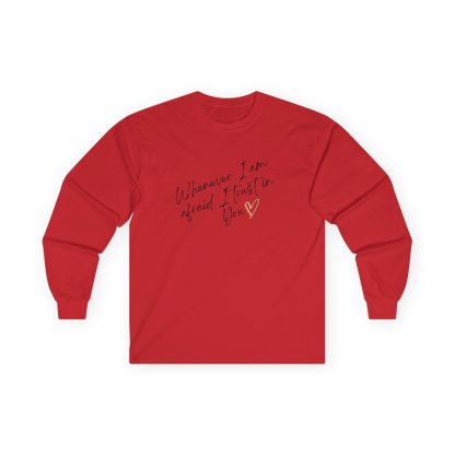 Unisex Ultra Cotton Long Sleeve Tee – "When I Am Afraid" | Inspirational Christian Apparel | 100% Cotton | Classic Fit - Image 40