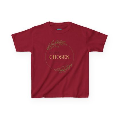 "Kids Chosen Tee - Heavy Cotton Christian Shirt for Girls | Faith-Based Kids Clothing" - Image 57