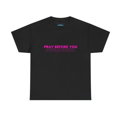 Unisex Heavy Cotton "Pray Before You Overthink" Tee - Inspirational Faith-Based Shirt - Image 9