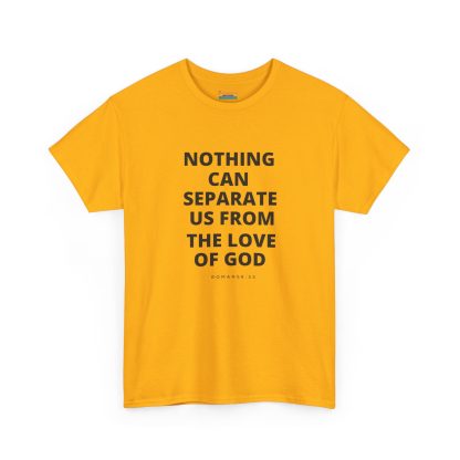 Unisex Heavy Cotton Christian T-Shirt – "Nothing Can Separate Us from the Love of God" - Faith & Bible Verse Tee - Image 19