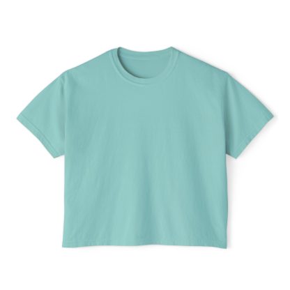 Women’s "Pray, Work, Trust God" Boxy Tee | Faith-Based Oversized T-Shirt | Christian Cropped Relaxed Fit - Image 17