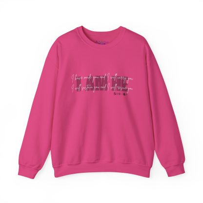 Isaiah 46:4 I AM HE Unisex Heavy Blend™ Crewneck Sweatshirt | Christian Bible Verse Apparel | Faith-Based Comfort - Image 29