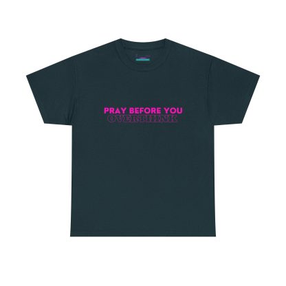 Unisex Heavy Cotton "Pray Before You Overthink" Tee - Inspirational Faith-Based Shirt - Image 33