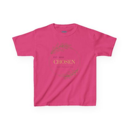 "Kids Chosen Tee - Heavy Cotton Christian Shirt for Girls | Faith-Based Kids Clothing" - Image 49