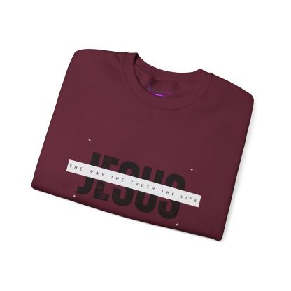 Faith & Comfort Combined – John 4:6 Bible Verse Unisex Crewneck Sweatshirt | Christian Apparel Sharing the Good News - Image 19