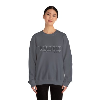 Isaiah 46:4 I AM HE Unisex Heavy Blend™ Crewneck Sweatshirt | Christian Bible Verse Apparel | Faith-Based Comfort - Image 28