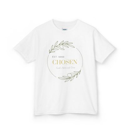 "Kids Chosen Tee - Heavy Cotton Christian Shirt for Girls | Faith-Based Kids Clothing" - Image 3