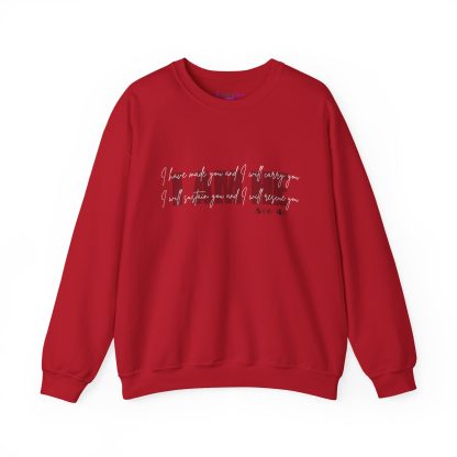 Isaiah 46:4 I AM HE Unisex Heavy Blend™ Crewneck Sweatshirt | Christian Bible Verse Apparel | Faith-Based Comfort - Image 37