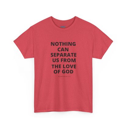 Unisex Heavy Cotton Christian T-Shirt – "Nothing Can Separate Us from the Love of God" - Faith & Bible Verse Tee - Image 43