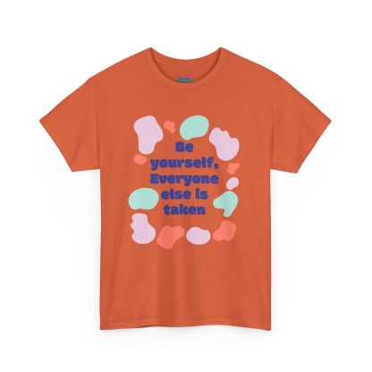 Unisex Heavy Cotton "Be Yourself" T-Shirt – Inspirational Graphic Tee | Casual Cotton Shirt, Motivational Gift - Image 15