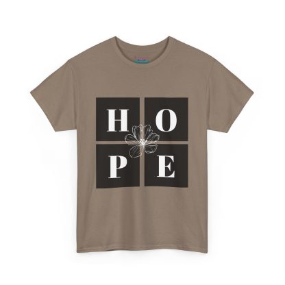 Unisex Heavy Cotton "Hope" Tee - Inspirational Faith-Based Shirt for Everyday Wear - Image 23