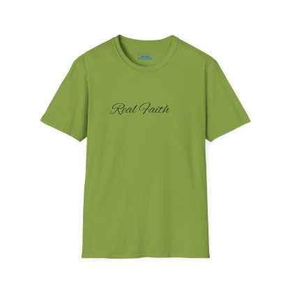 Softstyle 'Real Faith' T-Shirt – Unisex Christian Apparel, Comfortable Faith Shirt, Inspirational Everyday Tee - Image 37