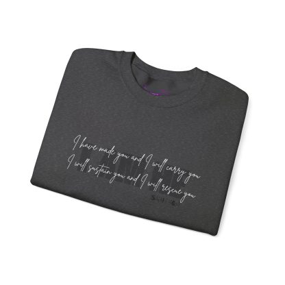 Isaiah 46:4 I AM HE Unisex Heavy Blend™ Crewneck Sweatshirt | Christian Bible Verse Apparel | Faith-Based Comfort - Image 19